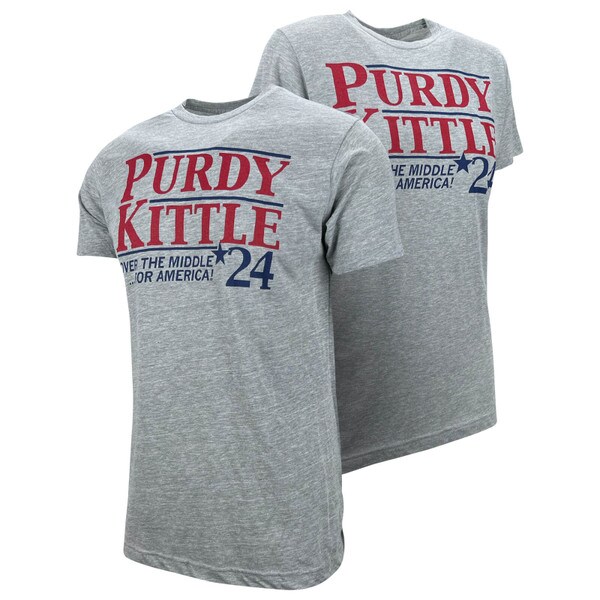 Raygun Gray Purdy Kittle 24 Short Sleeve T-Shirt (was $24.99)